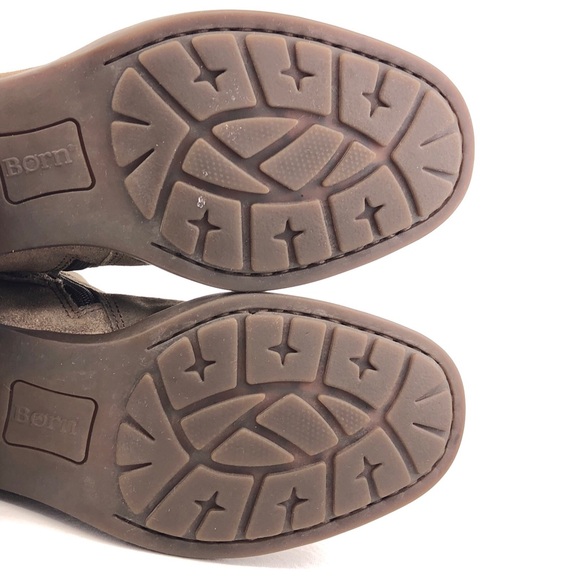 Born Jorgette Taupe Leather Ankle Boots 7.5M - Picture 11 of 15